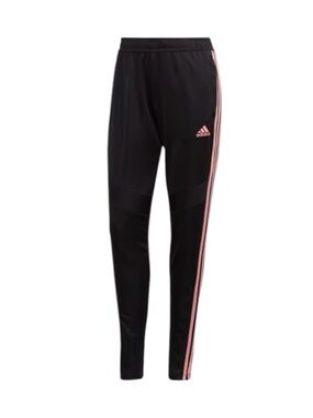 NWT Adidas Tiro 19 Training Pants Black and Pink Stripe Size 2XS